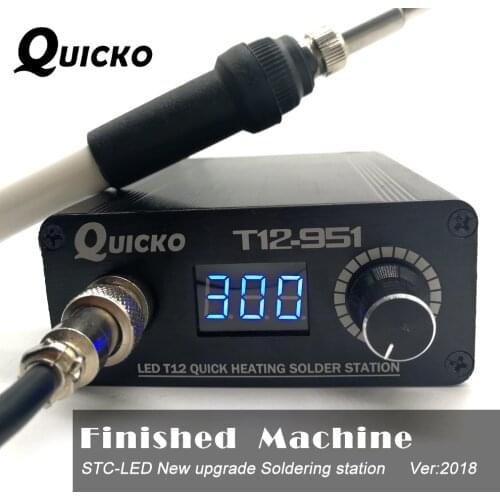 QUICKO T12 STC-LED soldering station electronic Soldering iron 2019 New version T12-951 LED Digital Welding tool big power 108W
