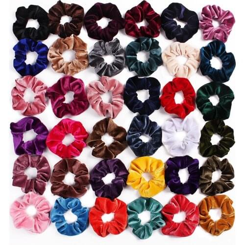 Velvet Scrunchie Hairband For Women Girls Elastic Hair Rubber Bands Hair Accessories Headband Gum Hair Tie Rope Ponytail Holder