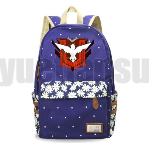 Mochilas Anime Free Fire Backpack Floral Canvas Hot Game Bag Pack Bookbag School Bags for Teenage Girls Free Fire Garena Bag