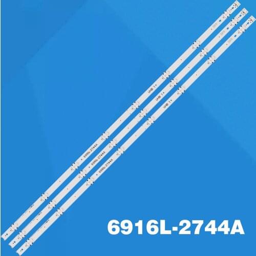 LED strip for LG 43UH610A 43UH603V 43UH6030 UD 43UH630V LC430DGE FJ M2 43" V16.5 ART3 2744 Rev0.1 6916L-2744A 43UH620V 43UH610T
