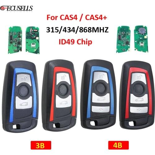 3/4 Button Remote Key 315MHz YGOHUF5662 433MHz HUF5767 868MHz HUF5661 ID49 Chip For BMW FEM / BDC 5 7 F Series X5 X6 CAS4 CAS4