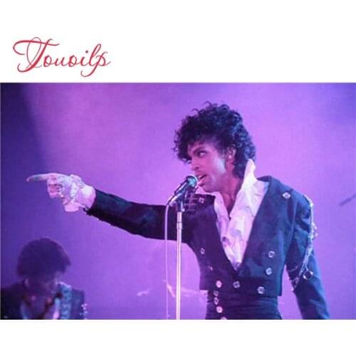 Touoilp Diamond embroidery Purple Rain 5d Diamond painting cross stitch 5D Square/Round diamond Mosaic Rhinestone Home Decor