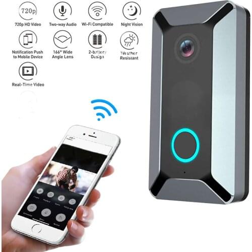 Wireless WiFi Video Doorbell Smart Phone Door Ring Intercom Camera Bell Security