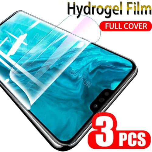3PCS Hydrogel Film For Huawei Honor 10X Lite/9x Lite Safety Water Gel Film On Honor10x Honor9x Lite Protective Film Not Glass