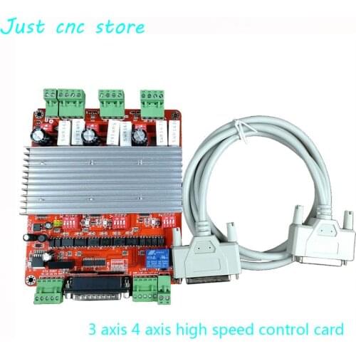 CNC 3 Axis 4 Axis TB6560 3.5A Stepper Motor Driver Controller mach3 usb circuit board inverter welding