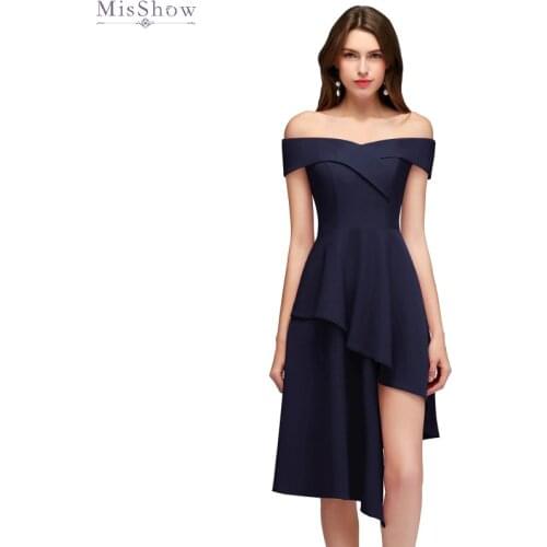 Женские платья с открытыми плечами MisShow China At AliExpress