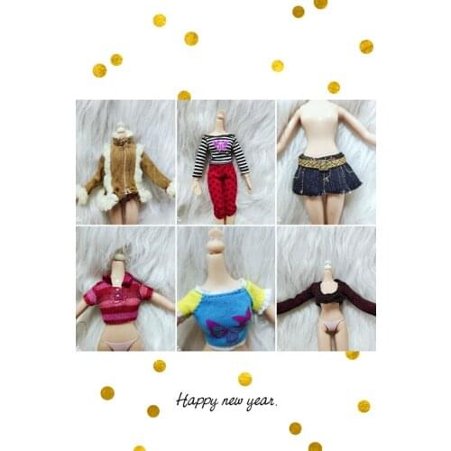 Many Clothes For Bratz Doll Clothes Monster High School Doll Flower Fairy Licca Doll Can Wear Play House