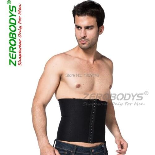 Mens Waist Shaper corset waist cincher cinta modeladora slim lose belly fat quick Cincher Man Girdle Belly Belt L,XL,XXL B375