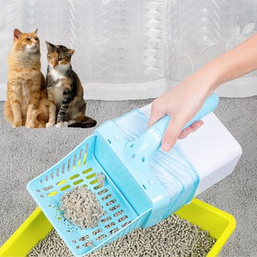 Cat Litter Scoop Cat Supplies Cat Litter Shovel Pet Litter Sifter Hollow Neater Scooper Dog Sand Cleaning Cats Tray Box