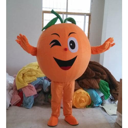Orange Fruit Mascot Costume Suit Size Mascot Costume Suit Fancy Dress Cartoon Character Party Outfit Suit