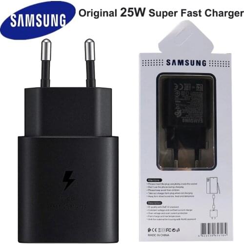 Original Samsung S21 S20 5G 25w Charger Surper Fast Charge Usb Type C Pd PPS Quick Charging EU For Galaxy Note 20 Ultra 10