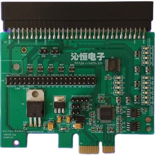 Pcie development board CH367 Development Board Evaluation board PCIE bus to 8-bit local bus PCIE to ISA