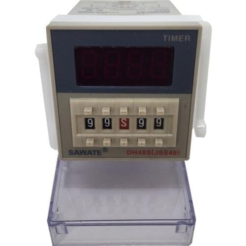 DH48S-S DH48S-1Z DH48S-2Z 2ZH Timer relay repeat cycle time relay / timer with socket 220V 110V 24V 12V timer relays