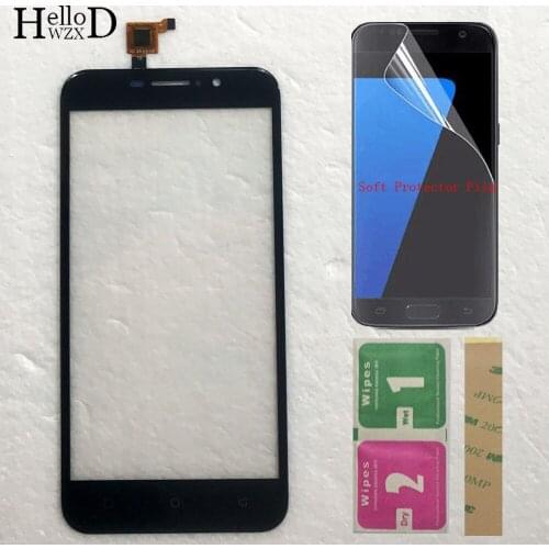 Touch Screen For Prestigio Grace M5 LTE PSP5511DUO PSP 5511 Digitizer Panel Touch Screen Front Glass Sensor Glue Protector Film