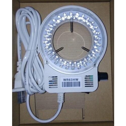 Microscope ring led adjustable light source single barrel microscope light source WR63 integrated ring light source
