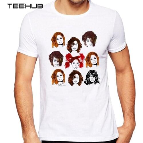 TEEHUB Mens New Fashion Janet Timeline Design Short Sleeve T-Shirt Cool Printed Tops Hipster Tee Shirts
