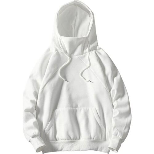 Mens Oversized Hoodie Solid 5XL Harajuku Hoodie Oversize For Men Black Man Hoody Men Sweatshirt