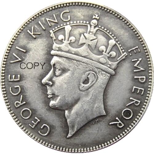 UK 1937 Half Crown - George VI Silver Plated Coins Copy