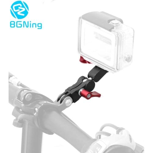 Universal 360degree Rotation Magic Arm Mount Adapter 5D2 Wrench Screw Nut for Gopro Hero 7/Yi for DJI Osmo Action Sports Camera