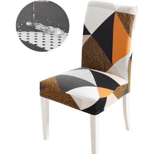 Nordic waterproof elastic chair cover Home Hotel restaurant decoration seat cover stool cover wedding chair Decor fabric custom