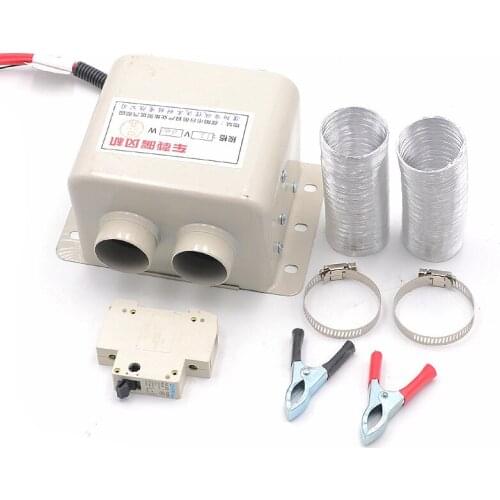 12V Car Heater Fans 600W/800W Car Glass Defroster Window Heater for Winter Auto Air Outlet 2 Warm Interior Dryer Heating