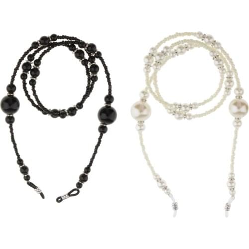 Beaded Eyeglass Chain Sunglasses Necklace Eyewear Lanyard String Eyeglass Holder Necklace Accessories for Women and Girls