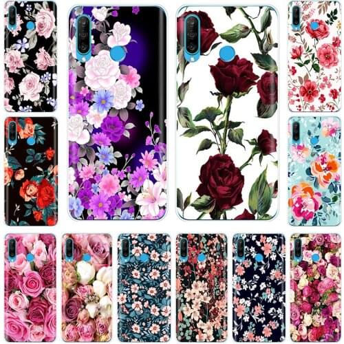 For Honor 20s Phone Case On Huawei Honor 20 S Back Cover Bumper Etui Coque Silicone Tpu Soft Full Protection Shockproof Flower