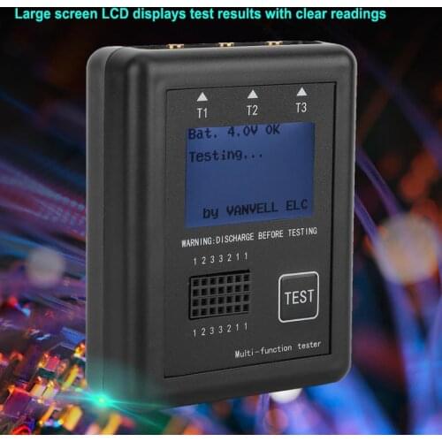 Transistor Meter Multifunction Capacitor Tester Diode Triode Resistor Capacitor Transistor Tester
