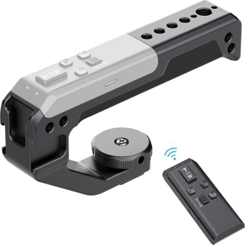 Ulanzi R091 DSLR Camera Top Handle with Remote Control for Sony A6400 ZV1 Canon Mark II G5 Camera Cage Handle for Microphone LED