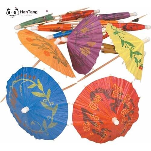 Cocktail Umbrellas Picks For Drinks, Cocktail Drink Umbrellas - Hawaiian Party And Pool Party Supplies Party Tableware