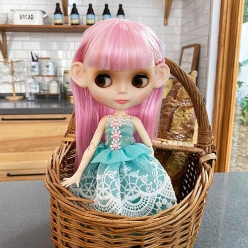 Neo Blyth Doll NBL Customized Shiny Face,1/6 BJD Ball Jointed Doll Ob24 Doll Blyth for Girl, Toys for Children NBL01