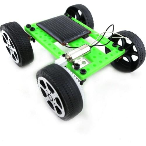 Mini Solar Powered Toy DIY Car Kit Children Educational Gadget Hobby Funny Hot Selling