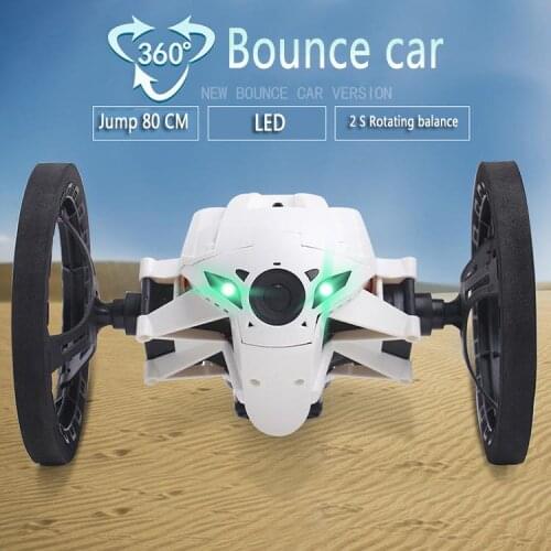 Mini Bounce Car SJ80 RC Cars 4CH 2.4GHz Jumping Sumo RC Car with Flexible Wheels Remote Control Robot Car