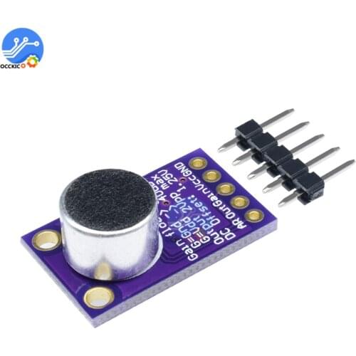 MAX9814 Microphone Amplifier Module Speaker Audio Sound Board Auto Gain Control