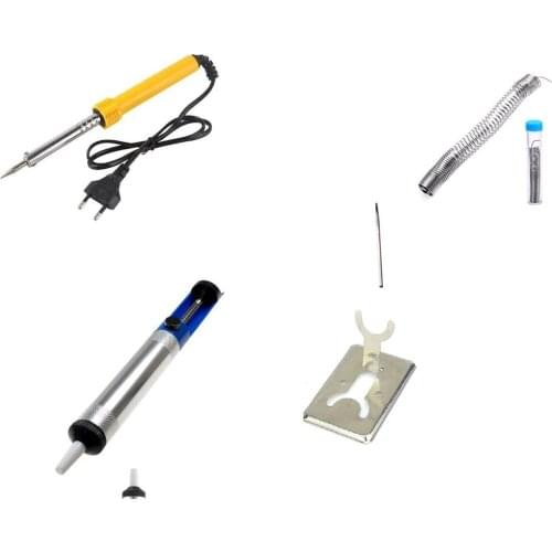Soldering iron Solder Set 30 W - 6 Piece Soldering Set