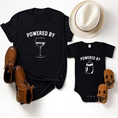 Father Son Shirts Funny Fathers Day 2021 Fashion Dad and Son Shirts Gift Family Outfit Matching Print T-Shirts Kids Outfits T