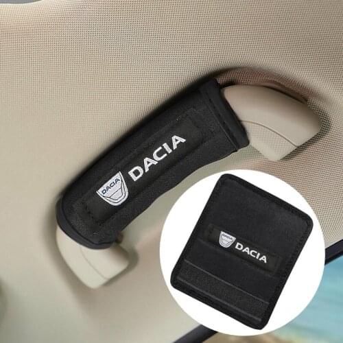 Car interior Car roof handle plush protective cover for Dacia Sandero MK2 Stepway Accessories Car-Styling