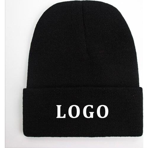Solid Unisex Beanie Autumn Winter Wool Blends Soft Warm Knitted Cap Men Women SkullCap Hats Gorro Ski Caps 24 Colors Beanies