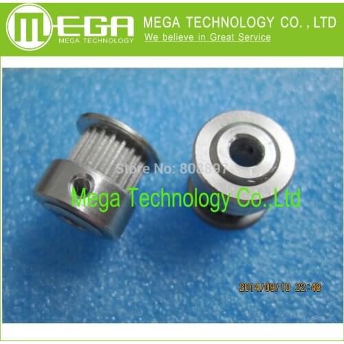 5pcs GT2 Timing Pulley 16teeth ( 16 teeth ) Alumium Bore 5mm for width 6mm belt