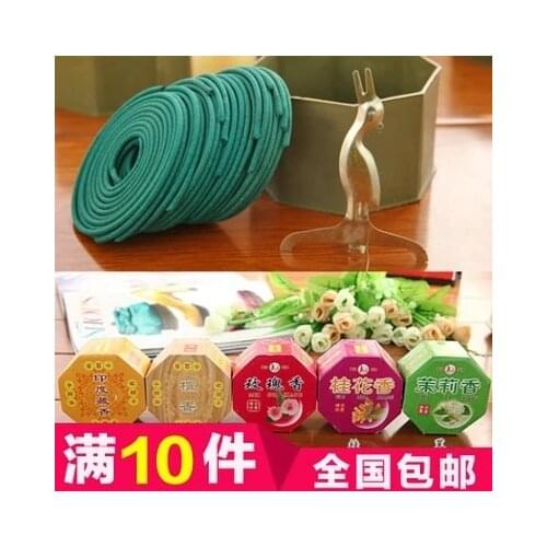 Bathroom interior bedroom toilet odor of jasmine smoked lavender aromatherapy sandalwood coil incense Tibetan incense India