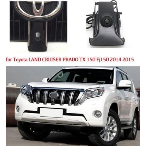 High quality Night Vision CCD car Front View Camera for Toyota LAND CRUISER PRADO TX 150 Fj150 2014 2015 HD Waterproof camera