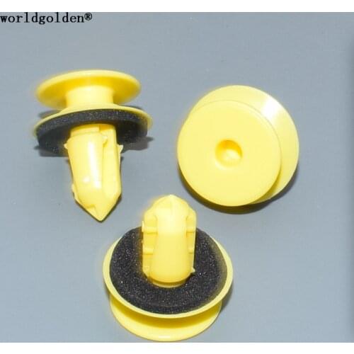 Worldgolden 100pcs auto fasteners Door Trim Panel Clip for GM 11610606