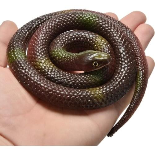 1/6 Pcs Novelty Halloween Gift Tricky Funny Spoof Toys Simulation Soft Scary Fake Snake Horror Toy For Party Event