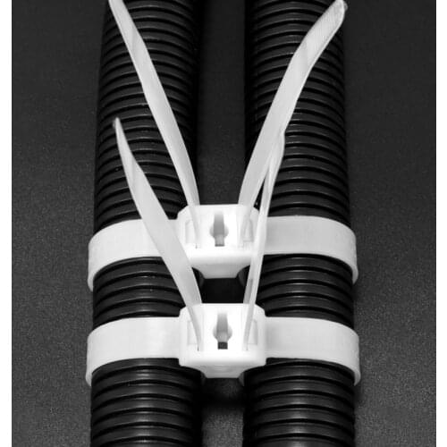 10Pcs / Lot 13mm Width Nylon Double-headed Cable Ties Zipper Nylon Cable Ties Harness Line Fastening For Car Or Home Improvement