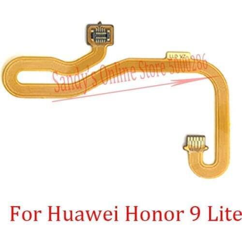 10 PCS Fingerprint Sensor Scanner ID Touch Flex Cable For Huawei Honor 9 Lite Home Button Connector Motherboard Flex Cable