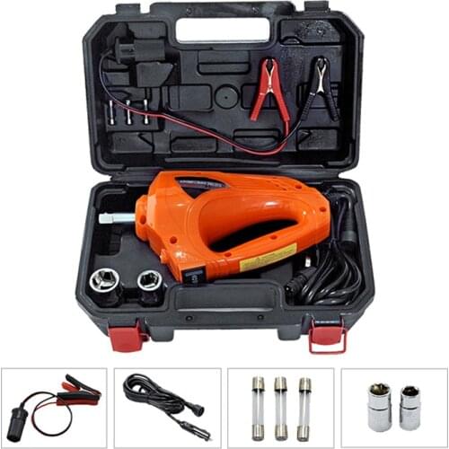 100W 480N.M Car Electric Wrench Impact Socket Wrench Auto Tyre Change Tools Automotive Repair Tool Orange