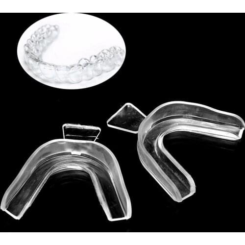 2Pcs Thermoform Moldable Mouth Teeth Dental Trays Tooth Whitening Guard Whitener G99E