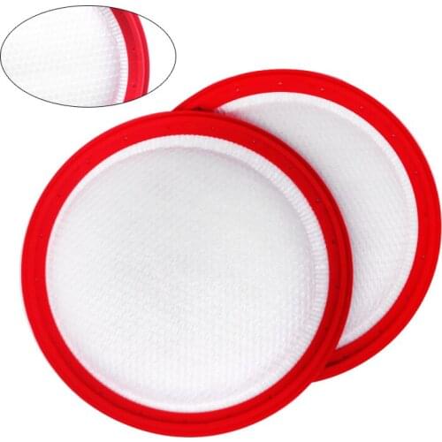 3pcs 130mm Plastic Sweeping Machine Cotton Mesh HEPA Dust Filter Accessory for Midea C3-L148B / VC16C4-RG / C3-143C
