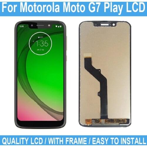5.7" New LCD For Motorola G7 Play Repair Parts Display Touch Screen For Moto G7 Play Replacement Digitizer Assembly No Frame