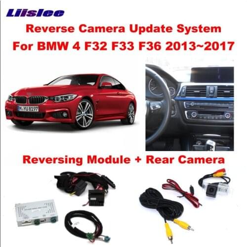 Car Rear Front View Camera For BMW 4 Series F32 F33 F36 2013-2017 NBT System Original Screen Upgrade Interface Reverse Decoder